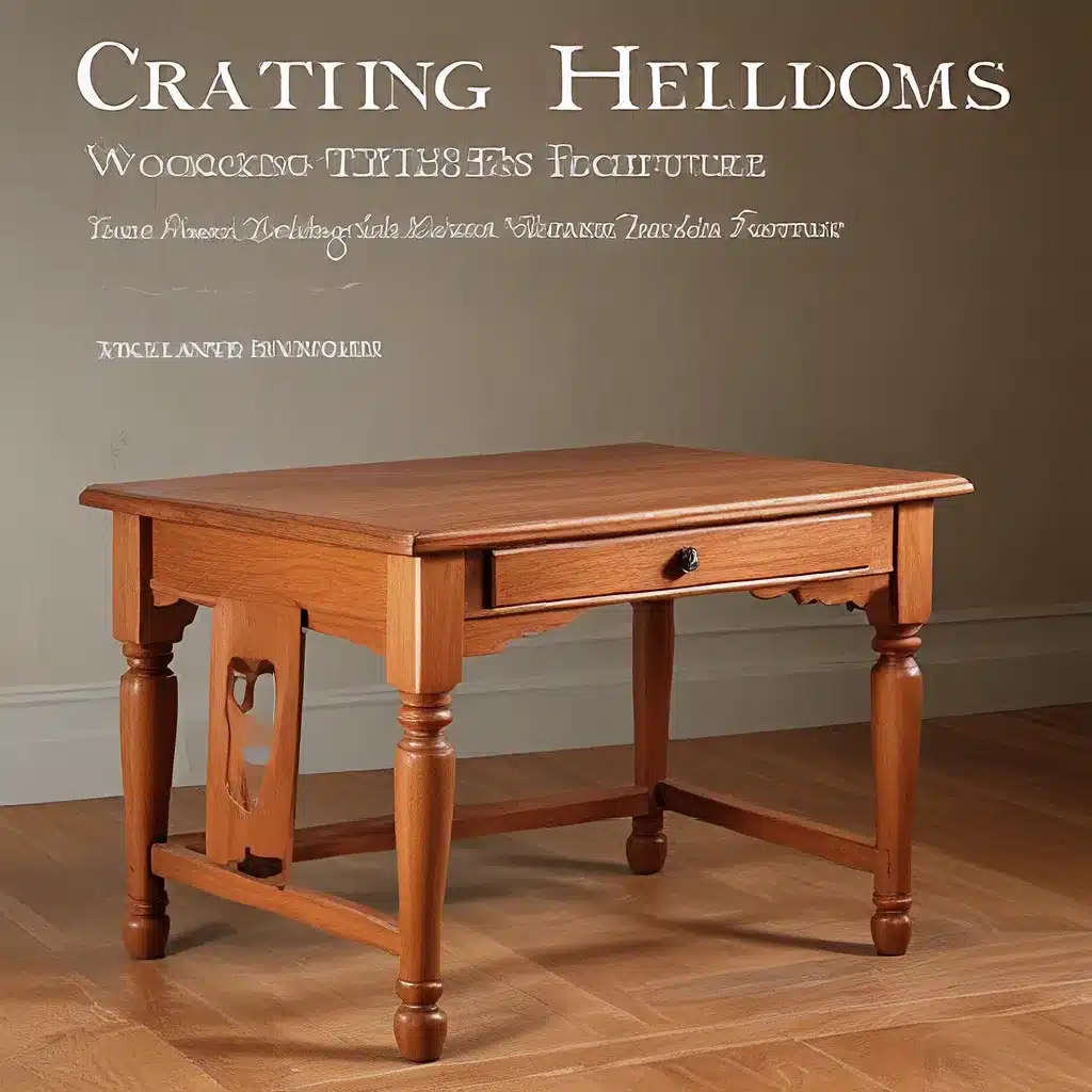 Crafting Heirlooms: Woodworking Techniques for Timeless, Enduring Furniture