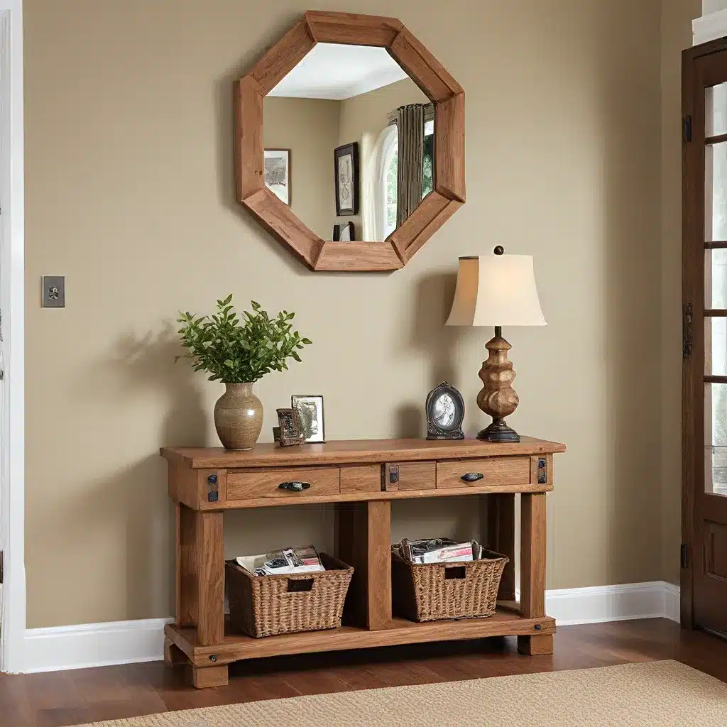 Timber Treasures: Crafting Unique Entryway Furnishings with DIY