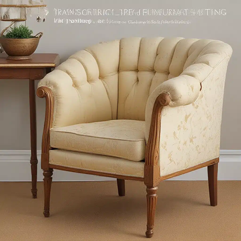 Transforming Tired Furniture: Creative Upholstery and Refinishing Techniques