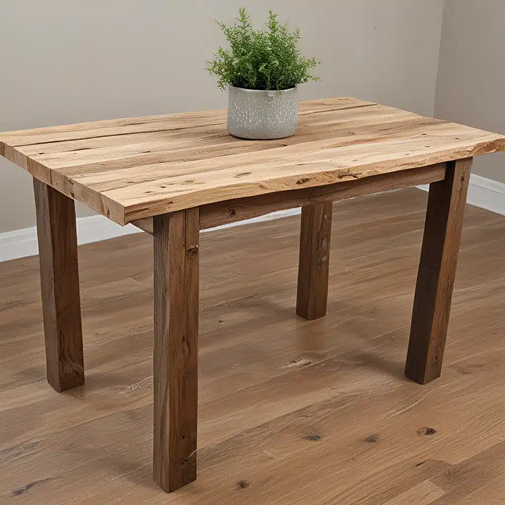 Unlocking the Charm of Reclaimed Wood: DIY Furniture Projects